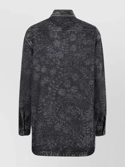 Golden Goose Denim Shirt In Black