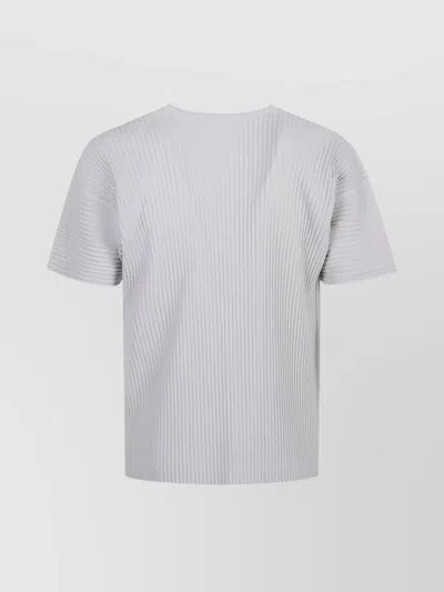 Issey Miyake Long Sleeve Roundneck T-shirt In Brown