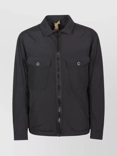 Ten C Tailored Mid-layer Jacket With Minimalist Design In Black