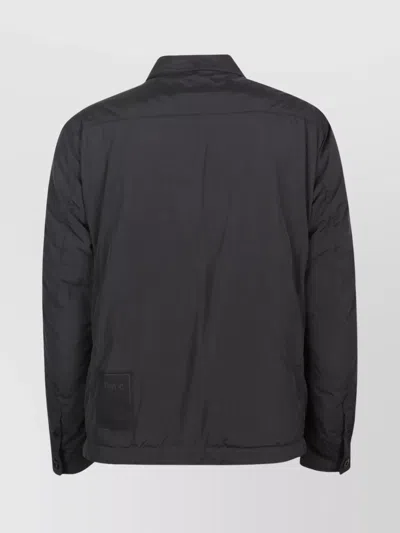 Ten C Tailored Mid-layer Jacket With Minimalist Design In Black