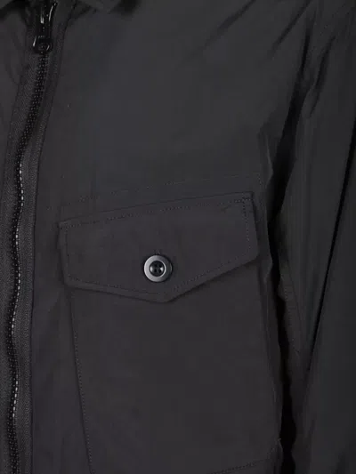 Ten C Tailored Mid-layer Jacket With Minimalist Design In Black