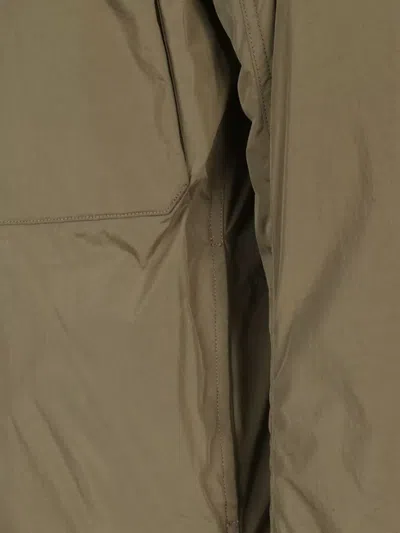 Ten C Front Zip Mid Layer Jacket With Chest Pockets In Green