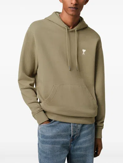 Ami Alexandre Mattiussi Ami Paris Men Cotton Sweatshirt In Brown