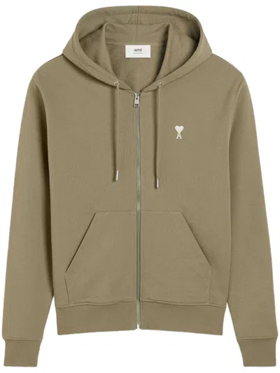 Ami Alexandre Mattiussi Ami Paris Men Cotton Sweatshirt In Brown