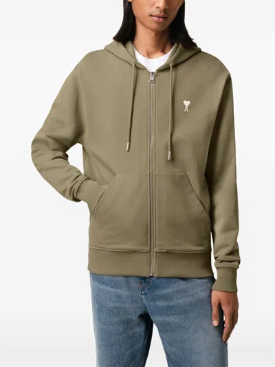 Ami Alexandre Mattiussi Ami Paris Men Cotton Sweatshirt In Brown