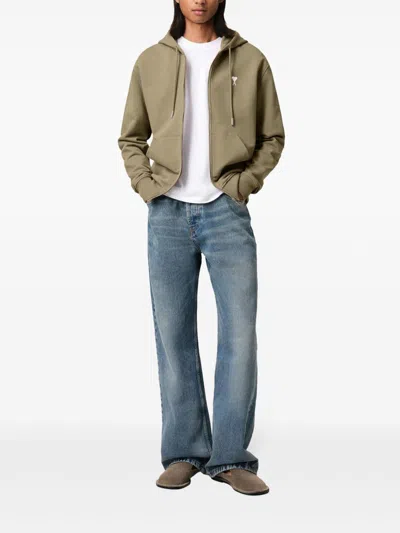 Ami Alexandre Mattiussi Ami Paris Men Cotton Sweatshirt In Brown