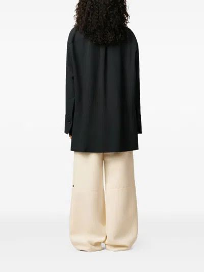 Ami Alexandre Mattiussi Ami Paris Women Wool Shirt In Blue