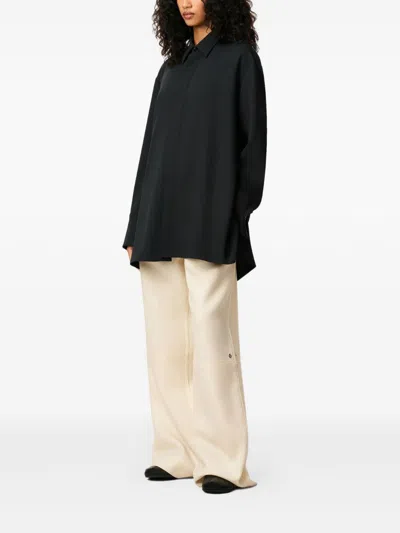 Ami Alexandre Mattiussi Ami Paris Women Wool Shirt In Blue