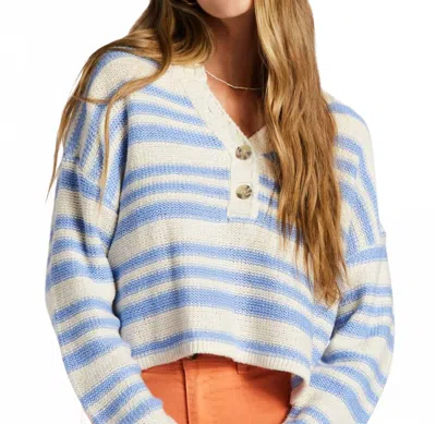 Billabong Make Way Sweater In Blue In Blue