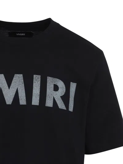 Amiri Stencil T-shirt In Black