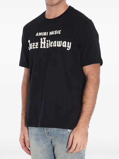 Amiri Men T-shirt With Print In Black