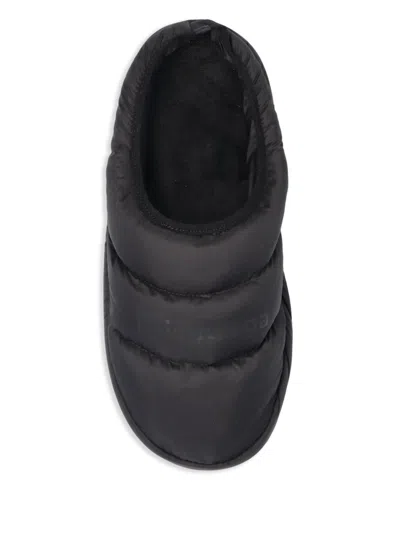 Balenciaga Polyamide And Fleece Alaska Slipper In Black