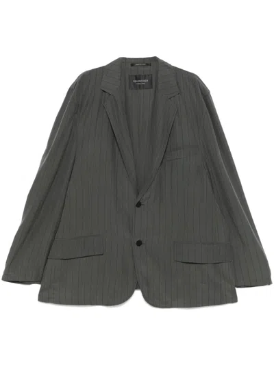 Balenciaga Men Classic Jacket In Gray