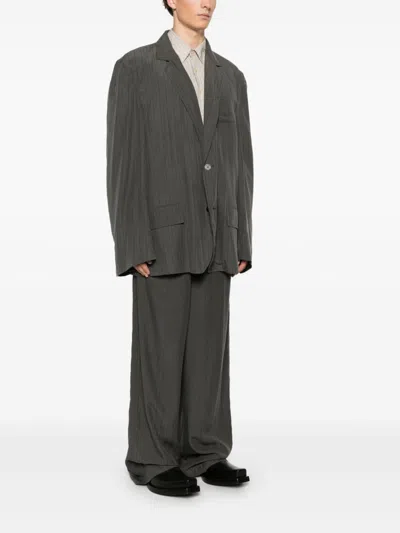 Balenciaga Men Classic Jacket In Gray