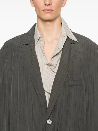 Balenciaga Men Classic Jacket In Gray