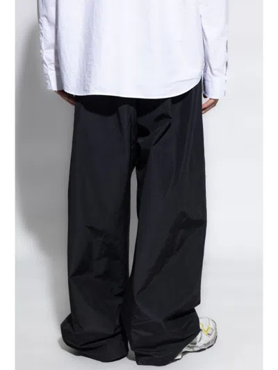 Balenciaga Wide Leg Pants In Black