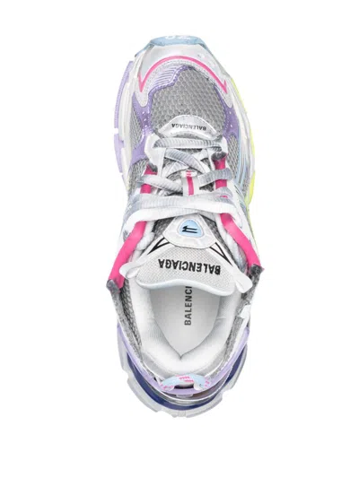 Balenciaga Runner Nylon And Mesh Sneakers In Multi