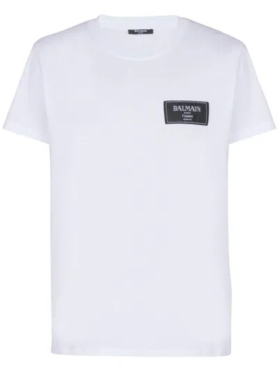 Balmain T-shirt With Logo In White