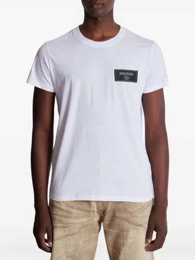 Balmain T-shirt With Logo In White