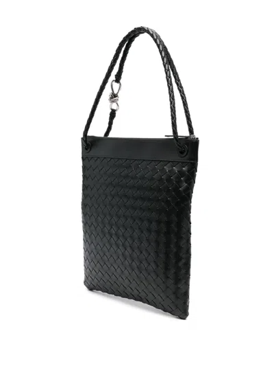 Bottega Veneta Men Avenue Intr Bag In Black