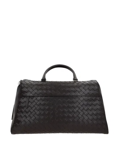 Bottega Veneta Men Avenue Intreccio Bag In Brown