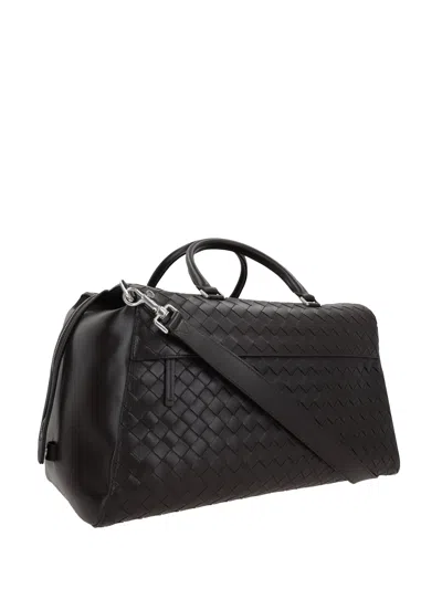 Bottega Veneta Men Avenue Intreccio Bag In Brown
