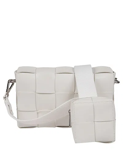 Bottega Veneta Men Bag With Logo In White