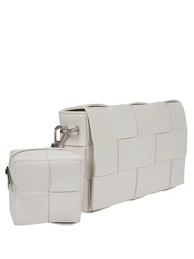 Bottega Veneta Men Bag With Logo In White