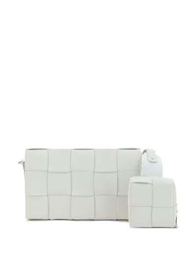 Bottega Veneta Men Bag With Logo In White