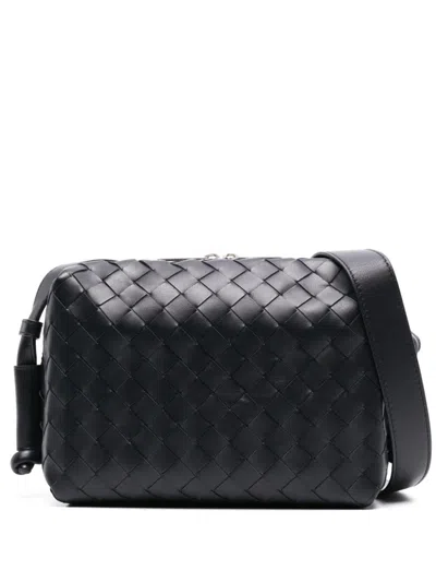 Bottega Veneta Men Bag With Logo In Blue