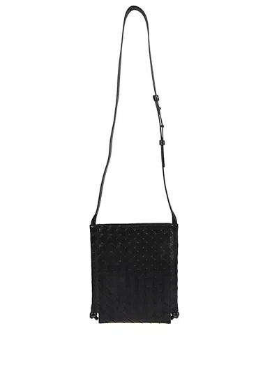 Bottega Veneta Men Bag With Logo In Black