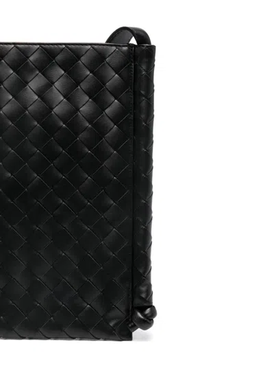 Bottega Veneta Men Bag With Logo In Black
