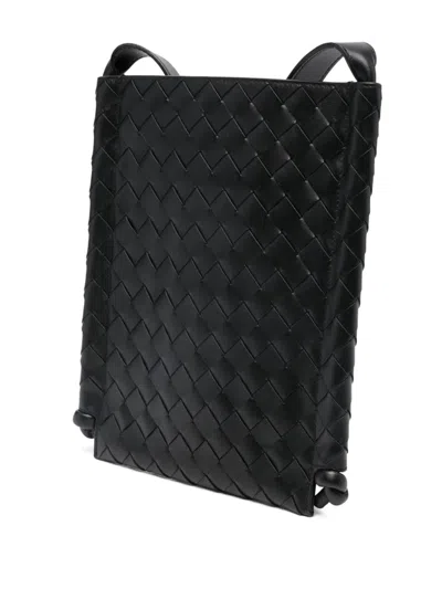 Bottega Veneta Men Bag With Logo In Black