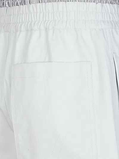 Bottega Veneta Men Bermuda Con Logo In White