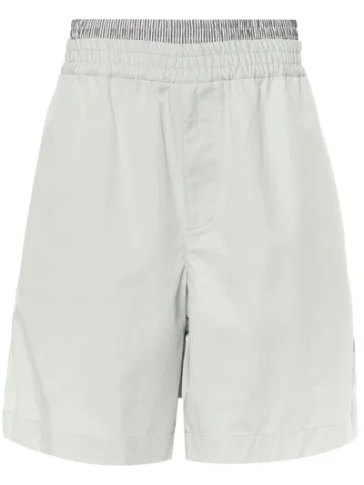 Bottega Veneta Men Bermuda Con Logo In White