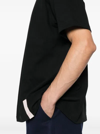 Bottega Veneta Navy Cotton Classic T-shirt In Black