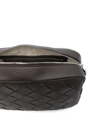 Bottega Veneta Men Intrecciato Taurillon Bag In Brown