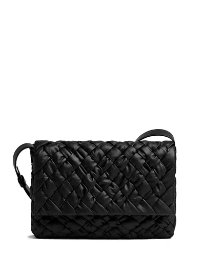 Bottega Veneta Men Intreccio Opaque Bag In Black