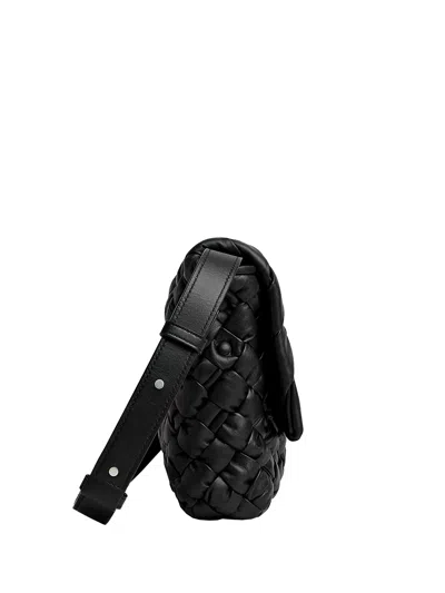 Bottega Veneta Men Intreccio Opaque Bag In Black