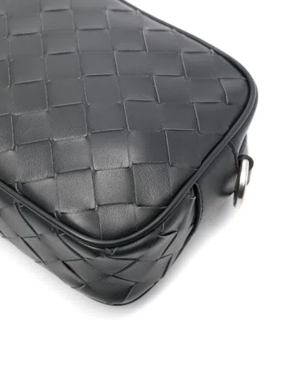 Bottega Veneta Men Mini Bag With Logo In Gray