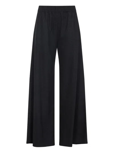 Fabiana Filippi Wide-leg Trousers With Tailored Fit In Black