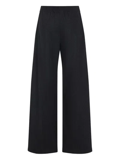 Fabiana Filippi Wide-leg Trousers With Tailored Fit In Black