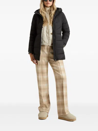 Woolrich Shirley Down Jacket In Microfiber In Black