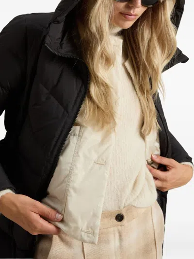 Woolrich Shirley Down Jacket In Microfiber In Black