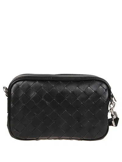 Bottega Veneta Men Mini Bag With Logo In Black