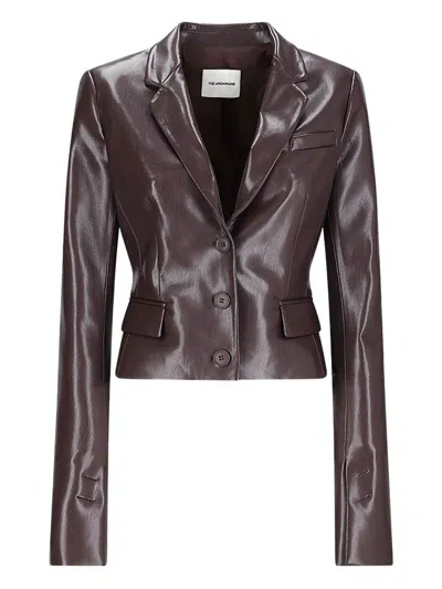 The Andamane Three-button Jacket In Brown