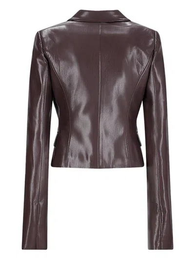 The Andamane Three-button Jacket In Brown