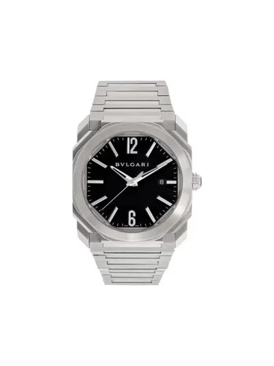 Pre-owned Bvlgari Octo 41mm In Gray