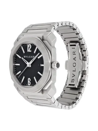 Pre-owned Bvlgari Octo 41mm In Gray
