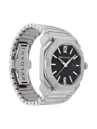 Pre-owned Bvlgari Octo 41mm In Gray
